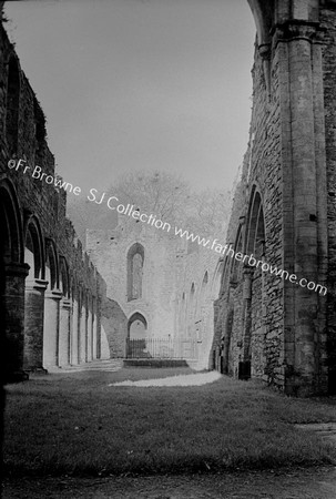 ABBEY NAVE FROM ALTAR